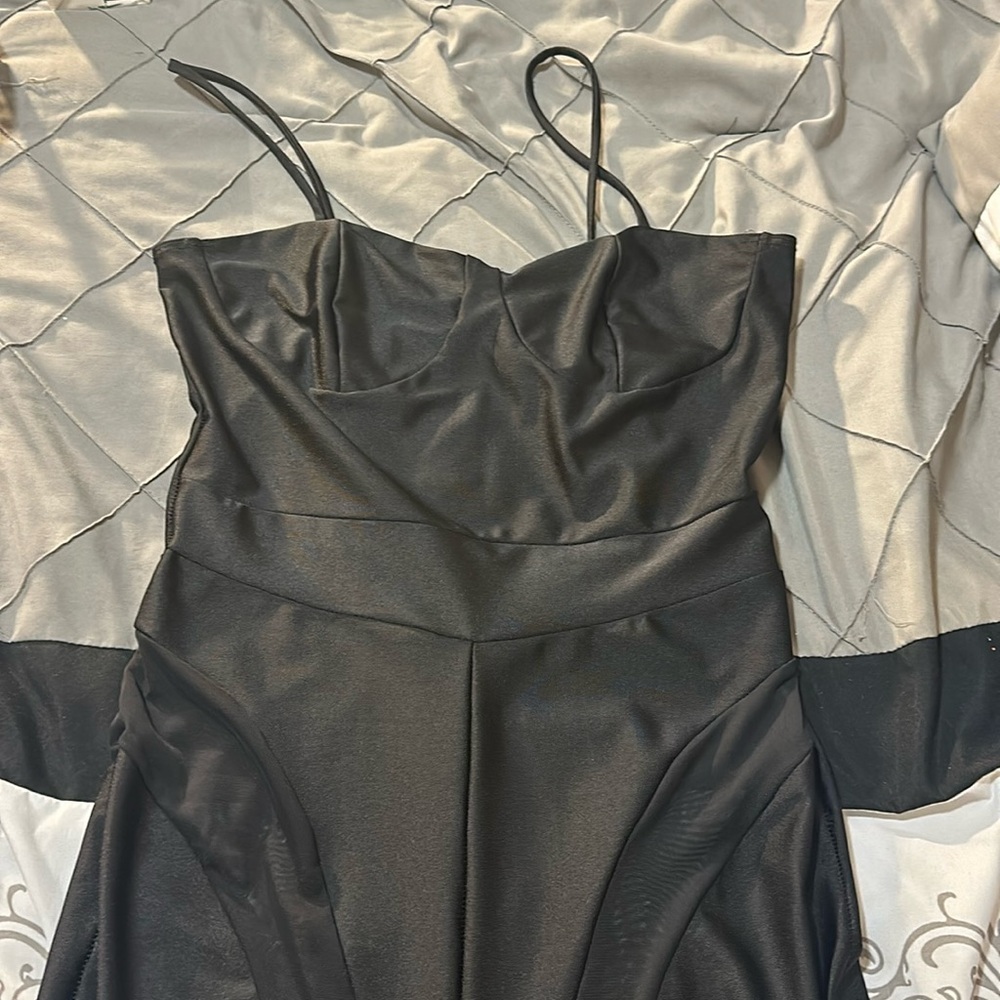 Sugar popped mesh jumpsuit